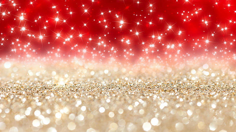 Red White Glittering Stones Stars Glitter, HD wallpaper