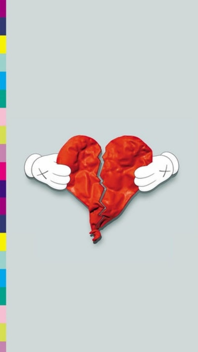 Kanye West 808s, kanye west, 808s, broken, heart, HD phone wallpaper