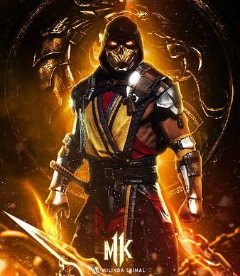 Scorpion  Scorpion mortal kombat, Mortal kombat x wallpapers