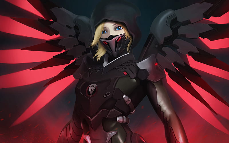 Blackwatch Mercy characters, Overwatch, HD wallpaper
