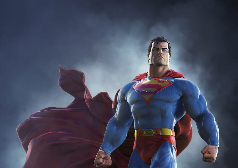Superman, superman, superheroes, digital-art, artwork, HD wallpaper
