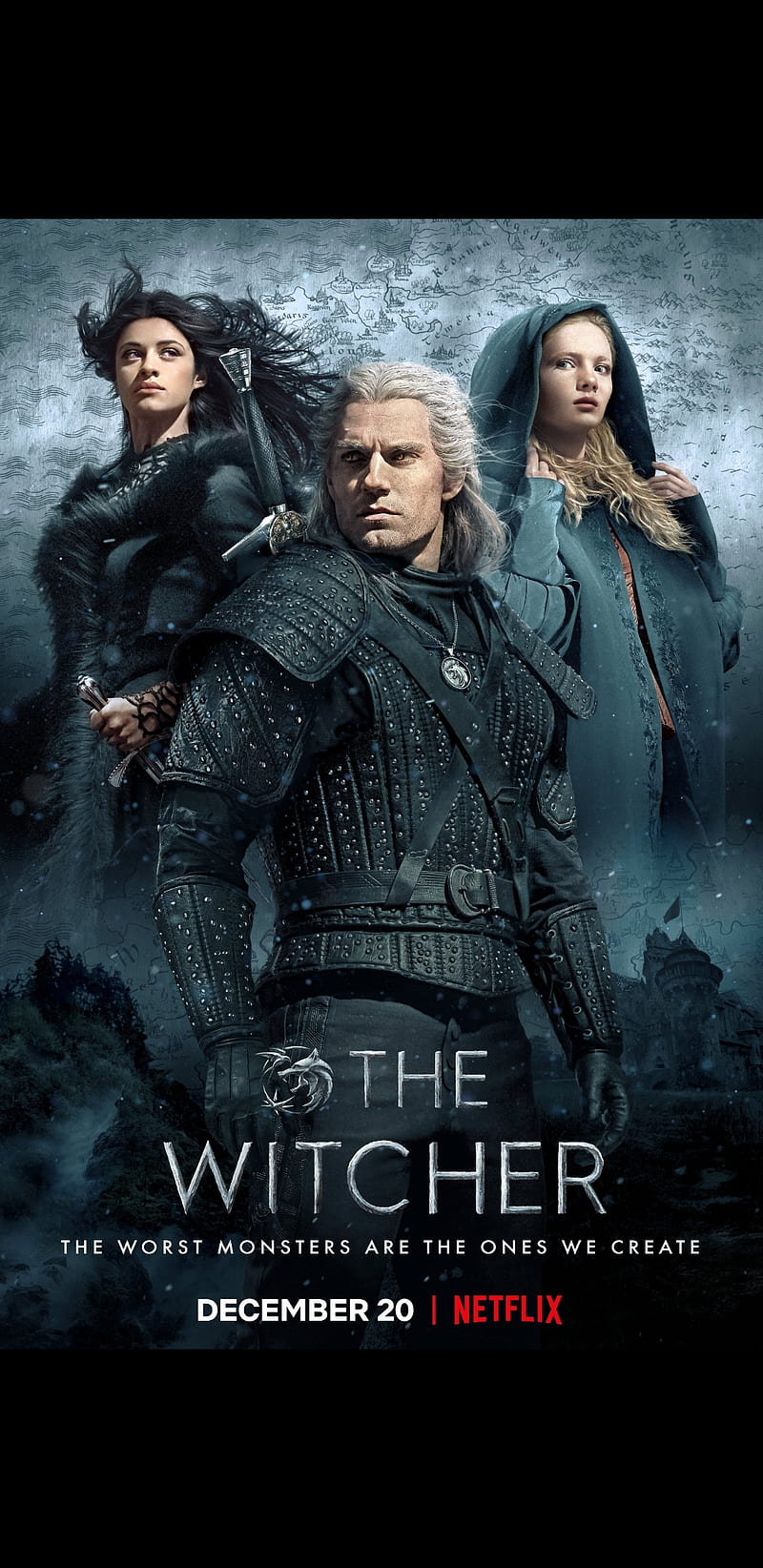 The witcher, netflix, the witcher netflix, HD phone wallpaper