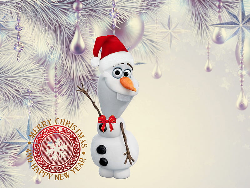 1366x768px, 720P free download | Merry christmas, frozen, olaf, snow