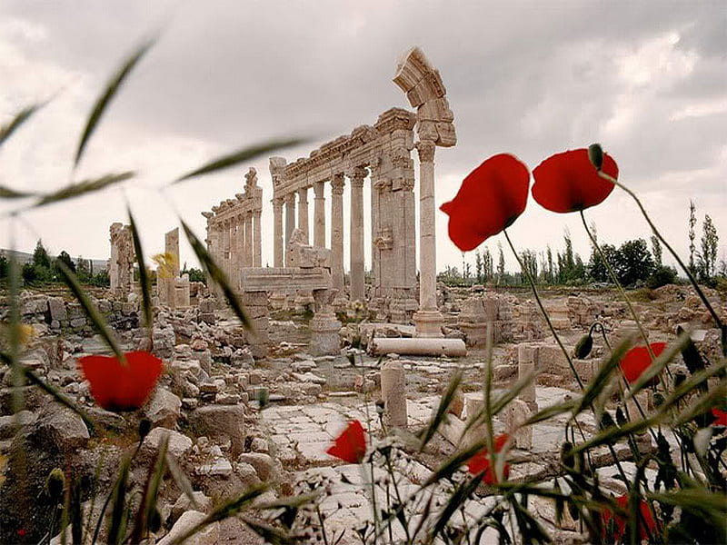 ancient, temple, ruin, greek, HD wallpaper