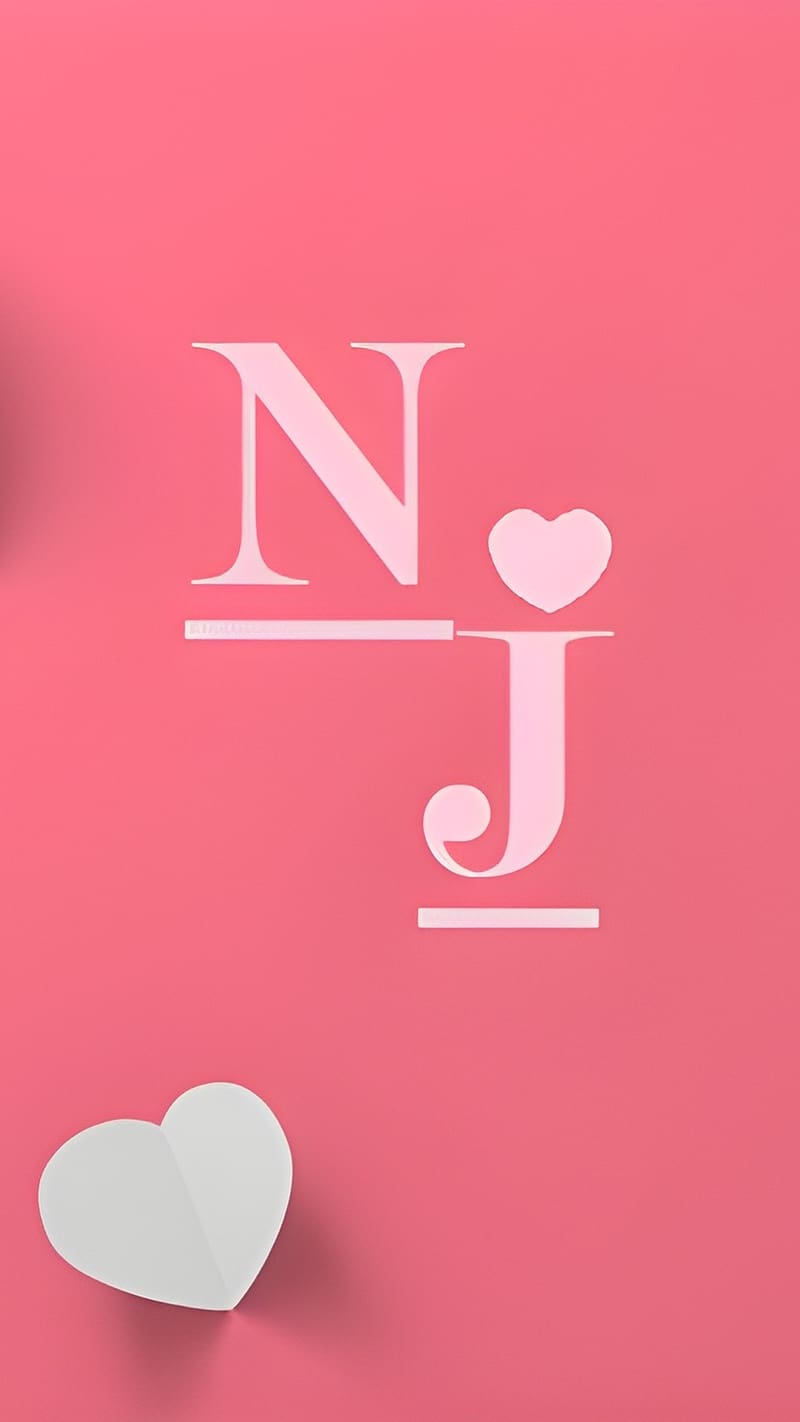 N.j Name Love, heart n j, letter n j, HD phone wallpaper | Peakpx