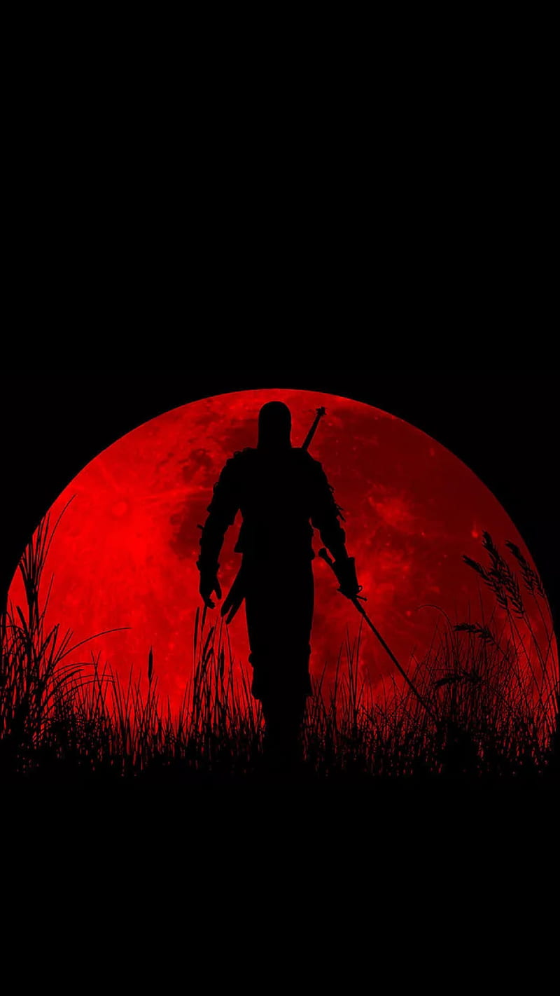 The Witcher, black, blood and wine, game, geralt, red, rivia, rpg, the hexer, HD phone wallpaper