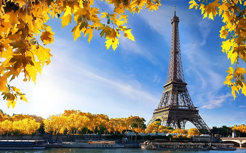 Monuments, Eiffel Tower, Fall, France, Paris, HD wallpaper | Peakpx