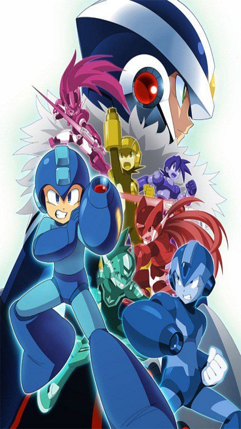 Mega Man 30th, battle network, capcom, generations, mega man, mega man x, mega man zero, HD phone wallpaper