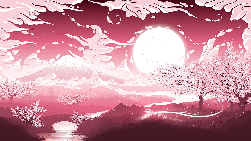 Anime Background Sakura Stock Illustrations – 631 Anime Background Sakura  Stock Illustrations, Vectors & Clipart - Dreamstime