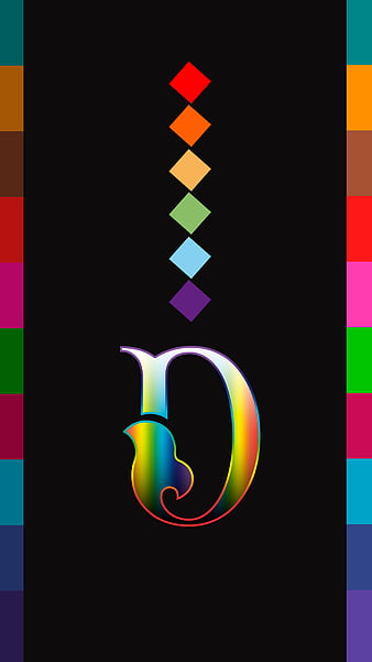 D Alphabet, initial alphabet, letter d, HD phone wallpaper