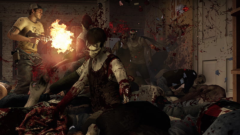 Left 4 Dead - Zombie Massacre, valve, left 4 dead, boomer, steam, l4d, pc, zombie, HD wallpaper