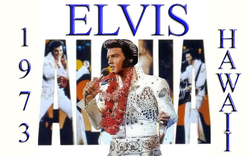 Elvis Presley Aloha , 1973, elvis, hawaii, elvis presley, HD wallpaper