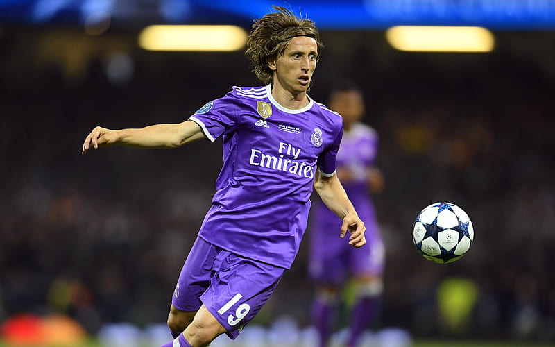 Luka Modric soccer, football, La Liga, Real Madrid, footballers, HD wallpaper