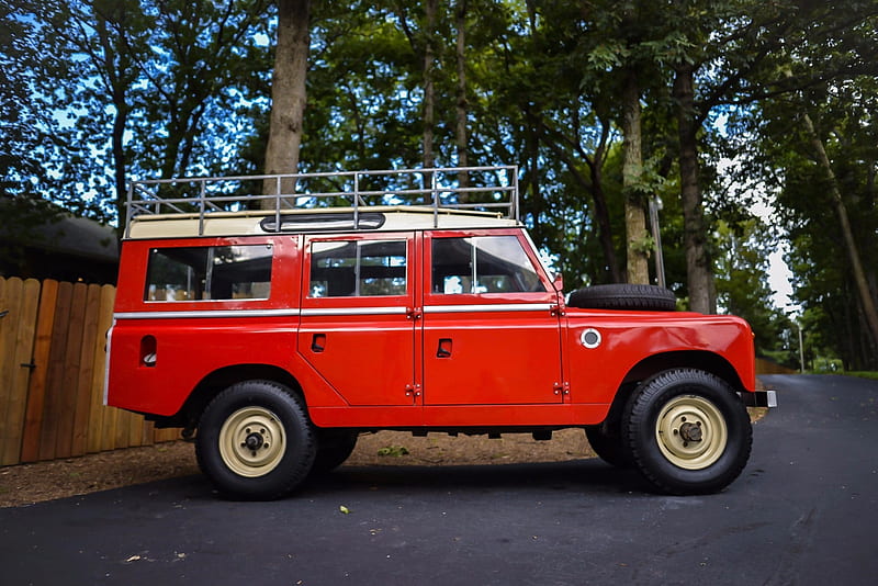 1967 Land Rover 109 Series IIA 4x4 NADA, Old-Timer, Red, 109, Car, Land Rover, Series IIA, Nada, HD wallpaper