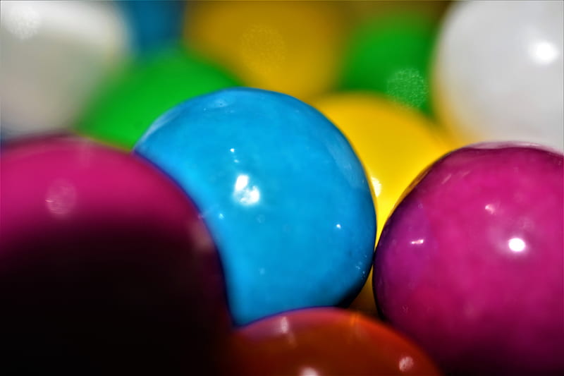 Gumballs, bright colours, lolly, yummy, rainbow, chewwy, sweet, HD wallpaper