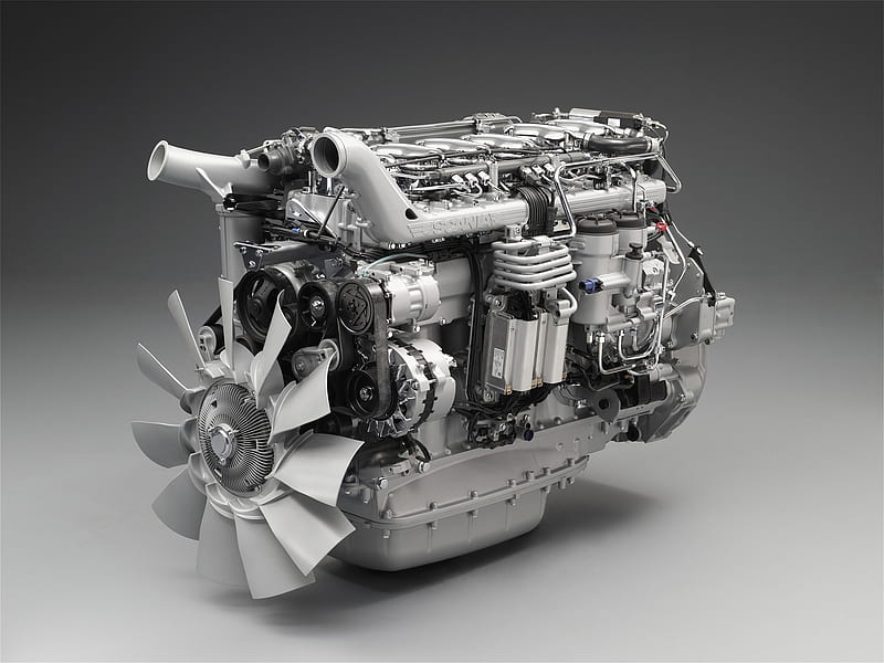 Clean Scania Engine, clean, scania, engine, car, HD wallpaper