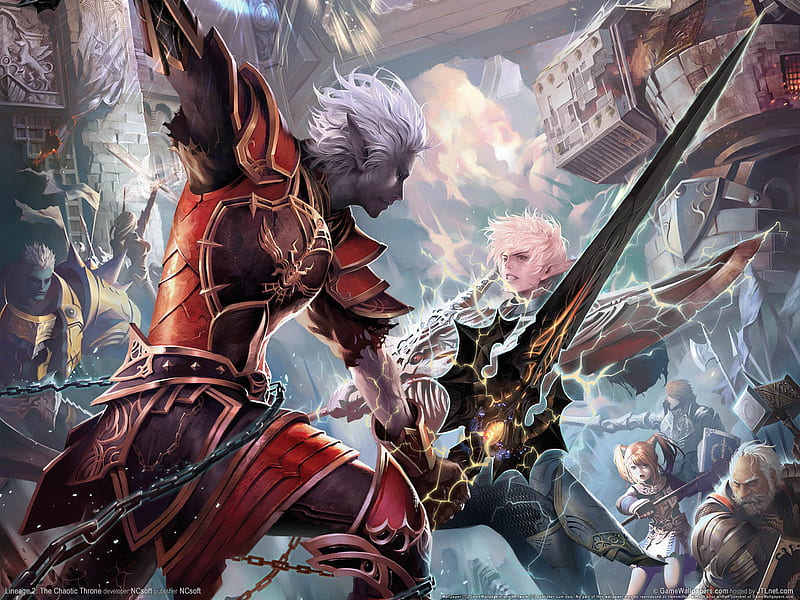 The Chaotic Throne, fighting, game, lineage, adventure, HD wallpaper