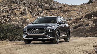 2021 hyundai santa fe hybrid cars, HD wallpaper