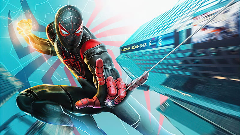 Spider Man Miles Morales 2020, spider-man-miles-morales, games, 2020-games, ps5-games, ps-games, spiderman, marvel, artist, artwork, HD wallpaper