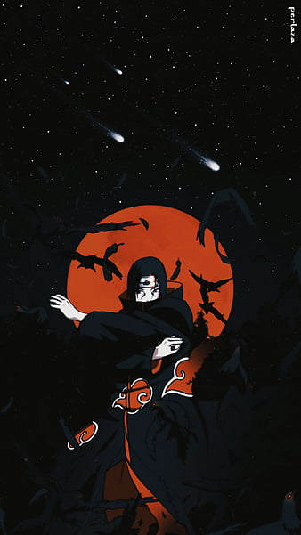 Alot of people wanted another aesthetic Itachi Wallpaper so here it is.  (please reccomend sizes so I know what size to make : r/Naruto