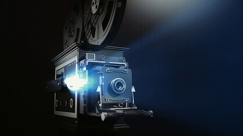 Old Film Projector - Video effect source Background video No Copyright video, HD wallpaper