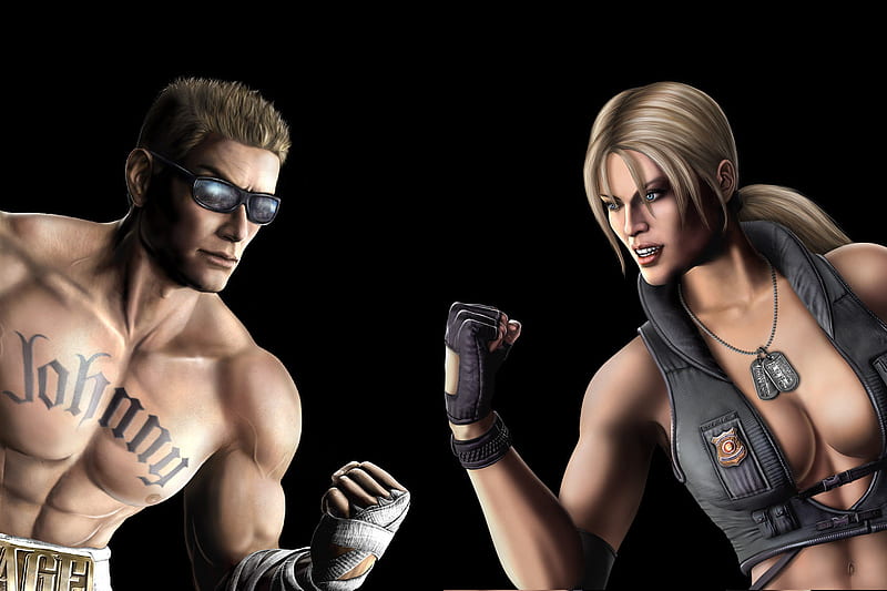 sonya blade and johnny cage