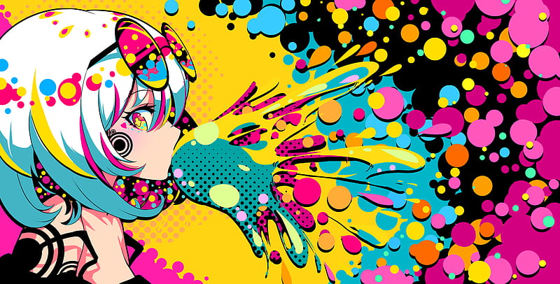 colorful pink 1080P wallpaper hdwallpaper desktop  Anime artwork  wallpaper Galaxy wallpaper Fantasy art landscapes