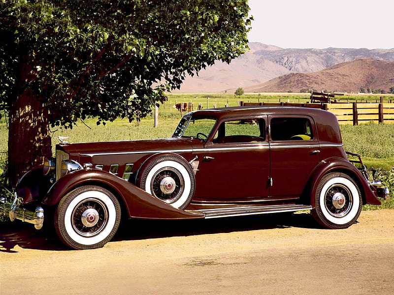 1934 Packard 1108, 1934, antique, automobile, car, 1108, packard, classic, HD wallpaper