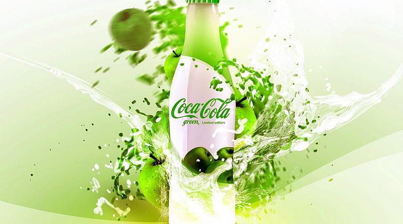 CocaCola Green Limited Edition, Beverages, Colas, Nature, Drinks, HD wallpaper