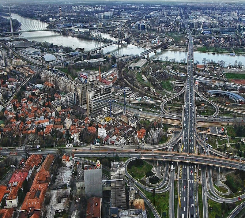 Beograd, mostovi, HD wallpaper