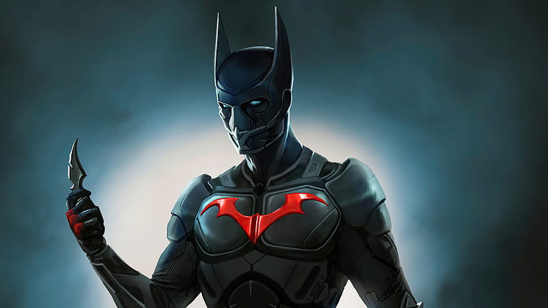 Batman Beyond Action Suit , batman-beyond, batman, superheroes, artist, artwork, digital-art, artstation, HD wallpaper