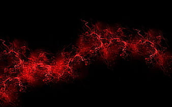 Color, paint, red, black background, background, black, HD wallpaper |  Peakpx