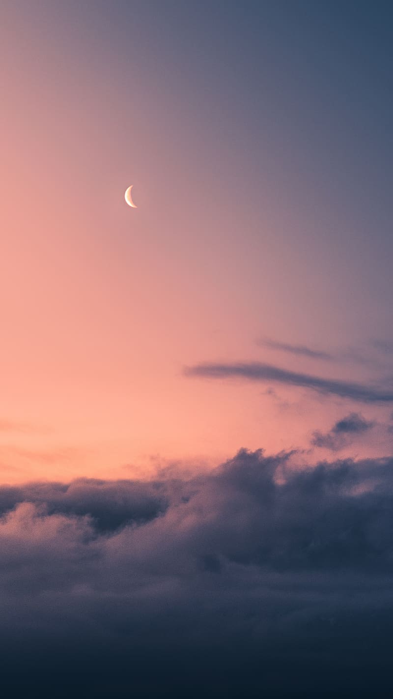 Trending Moon Aesthetic Effects, Trending Moon, Hd Phone Wallpaper 