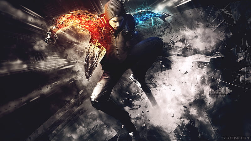Video Game, inFAMOUS: Second Son, Delsin Rowe, HD wallpaper