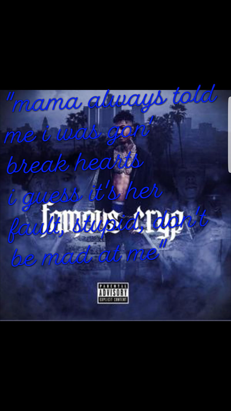 Blueface lyric, quotes, HD phone wallpaper