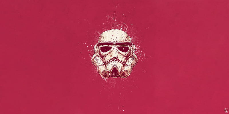Stormtrooper Minimal, HD wallpaper
