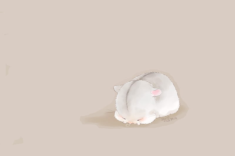 Hamster and Background, Cute Cartoon Hamster, HD wallpaper | Peakpx