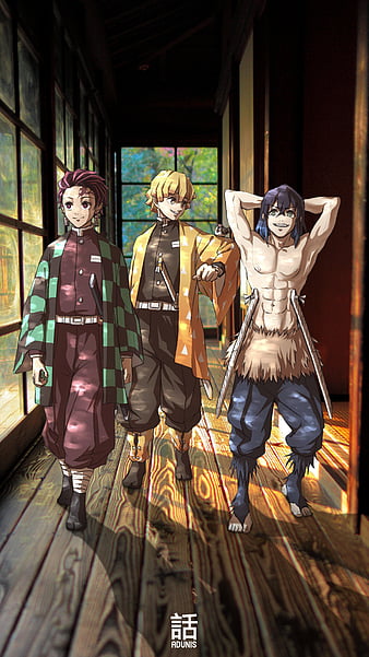 Solve HD-wallpaper-anime-demon-slayer-kimetsu-no-yaiba-kanao-tsuyuri-tanjirou-kamado-zenitsu-agatsuma-inosuke-hashibira-nezuko-kamado  jigsaw puzzle online with 104 pieces