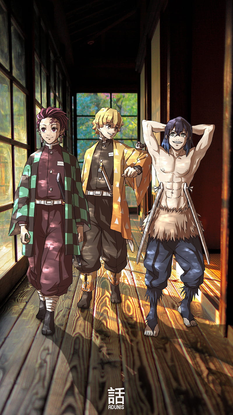 Tanjiro, Zenitsu, Inosuke