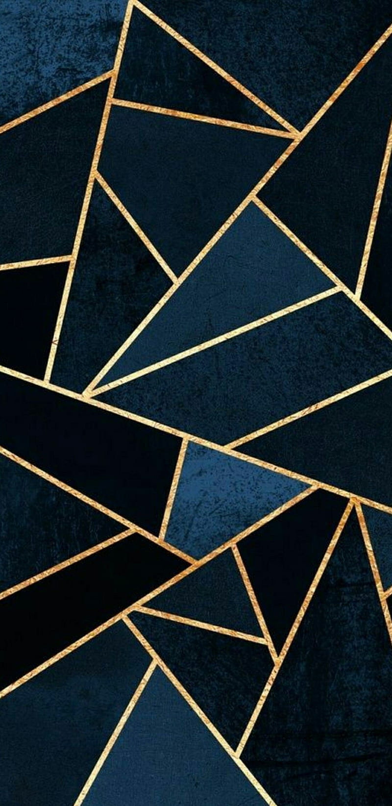 Blue and Gold, desenho, pattern, HD phone wallpaper