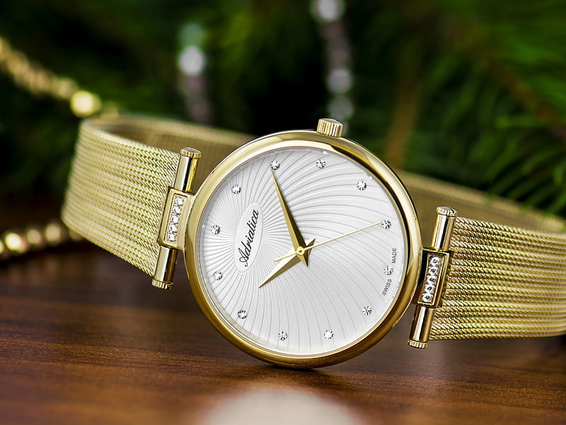 Adriatica Swiss Watch, Watch, time, Timepiece, Adriatica, technology, Swiss, luxury, HD wallpaper