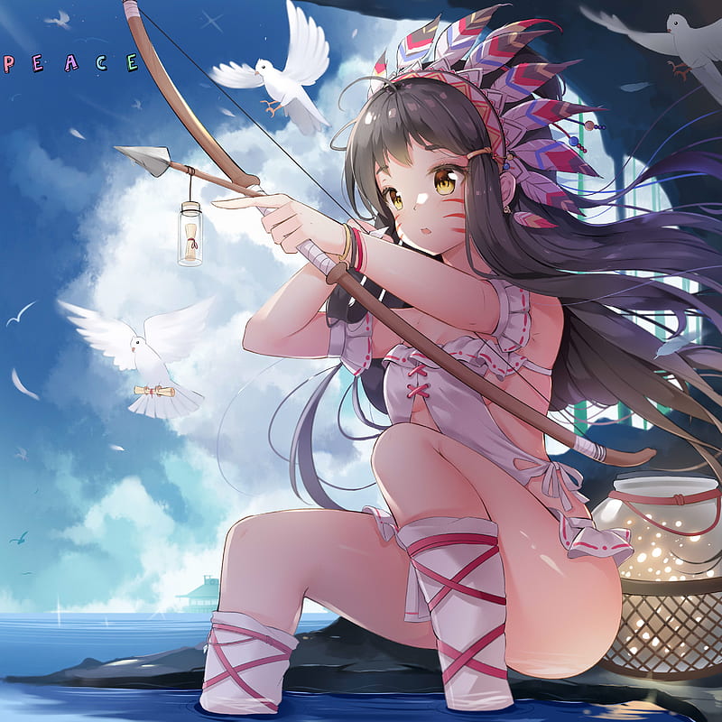 HD wallpaper: anime girls, original characters, artwork, digital art, 2D |  Wallpaper Flare