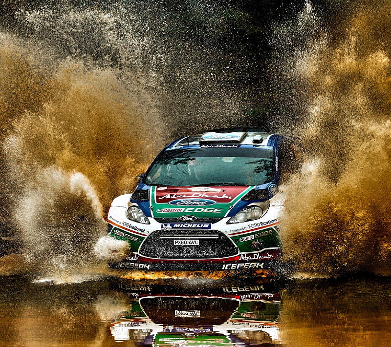 Rally car, dirt, drift, sport, subaru, HD wallpaper