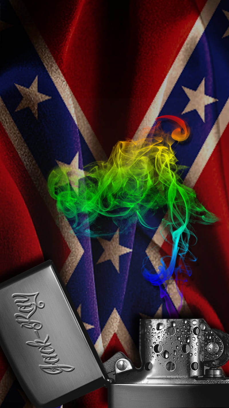 Jack Lighter, flag, smoke, HD phone wallpaper