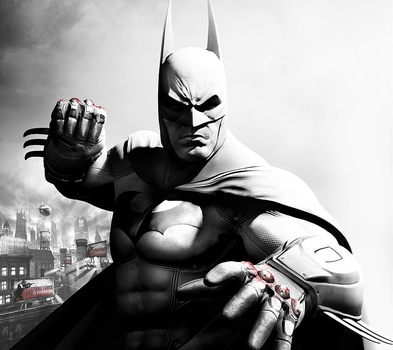Batman, arkham city, games, gotham city, joker, HD wallpaper
