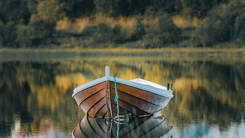 Boat Nature Reflection , boat, reflection, graphy, nature, HD wallpaper