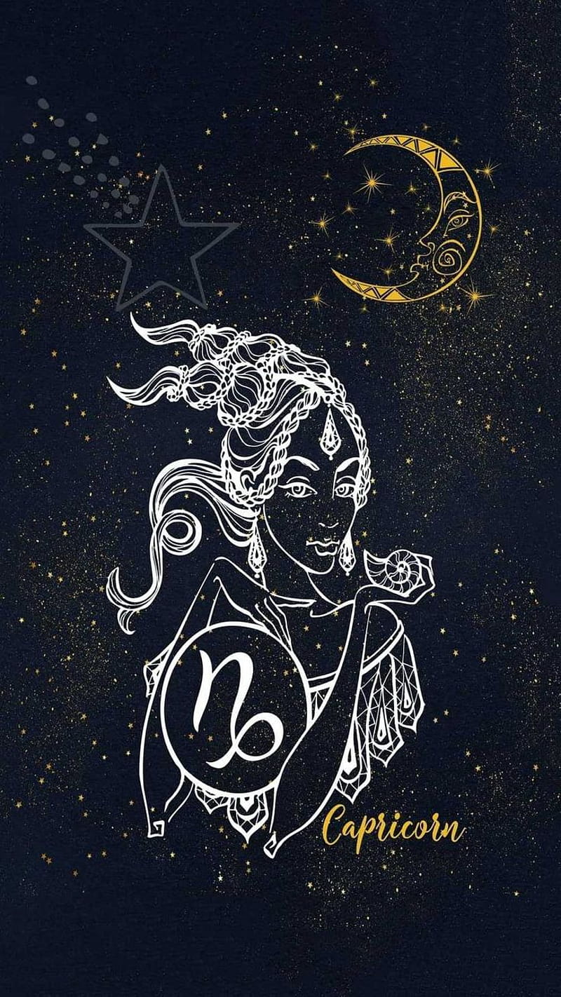 Capricorn Discover more Astrological Sign, Astrology, Astronomy, Capricorn, Capricorn Zodiac .. Capricorn, , Astrology signs, Capricorn Constellation, HD phone wallpaper