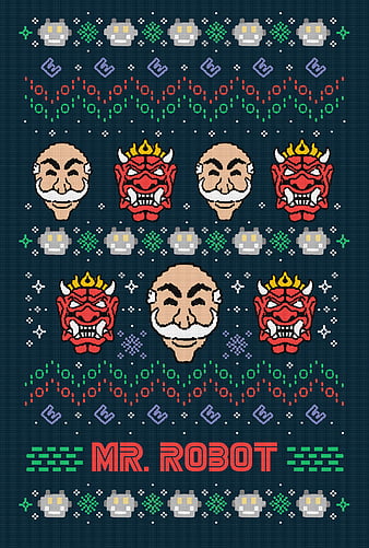 Mr Robot Fsociety Logo Mask Minimalist 4K Wallpaper #46