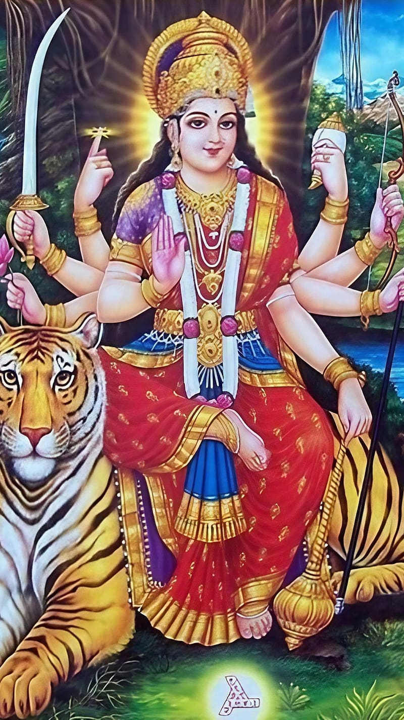 Jay Mata Di, mata ji, lord, god, bhakti, devtional, HD phone wallpaper
