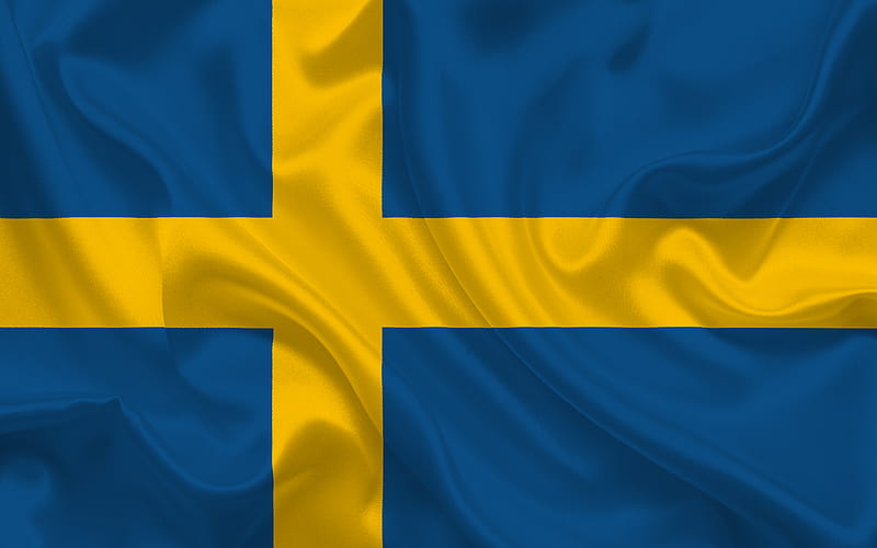 Swedish flag, Sweden, Europe, flag of Sweden, HD wallpaper